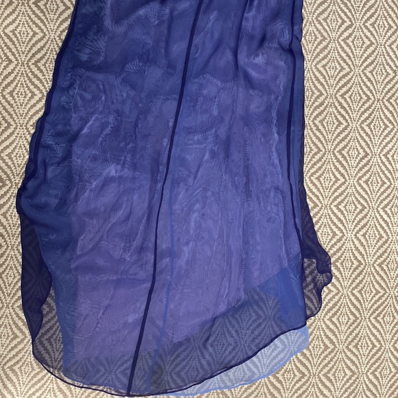 Morgan and Co. by Linda bernell size 8 bridesmaids dress blue periwinkle - Picture 9 of 9